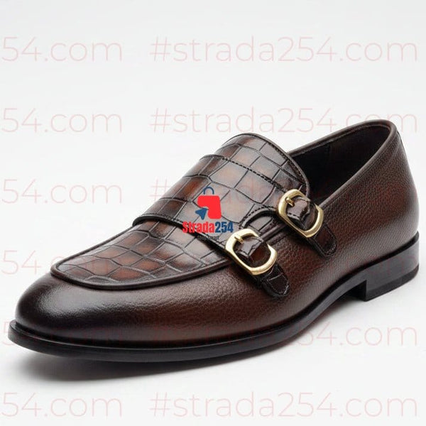 Premium Men's Double Monk Strap Dress Shoes Collection|TWN
