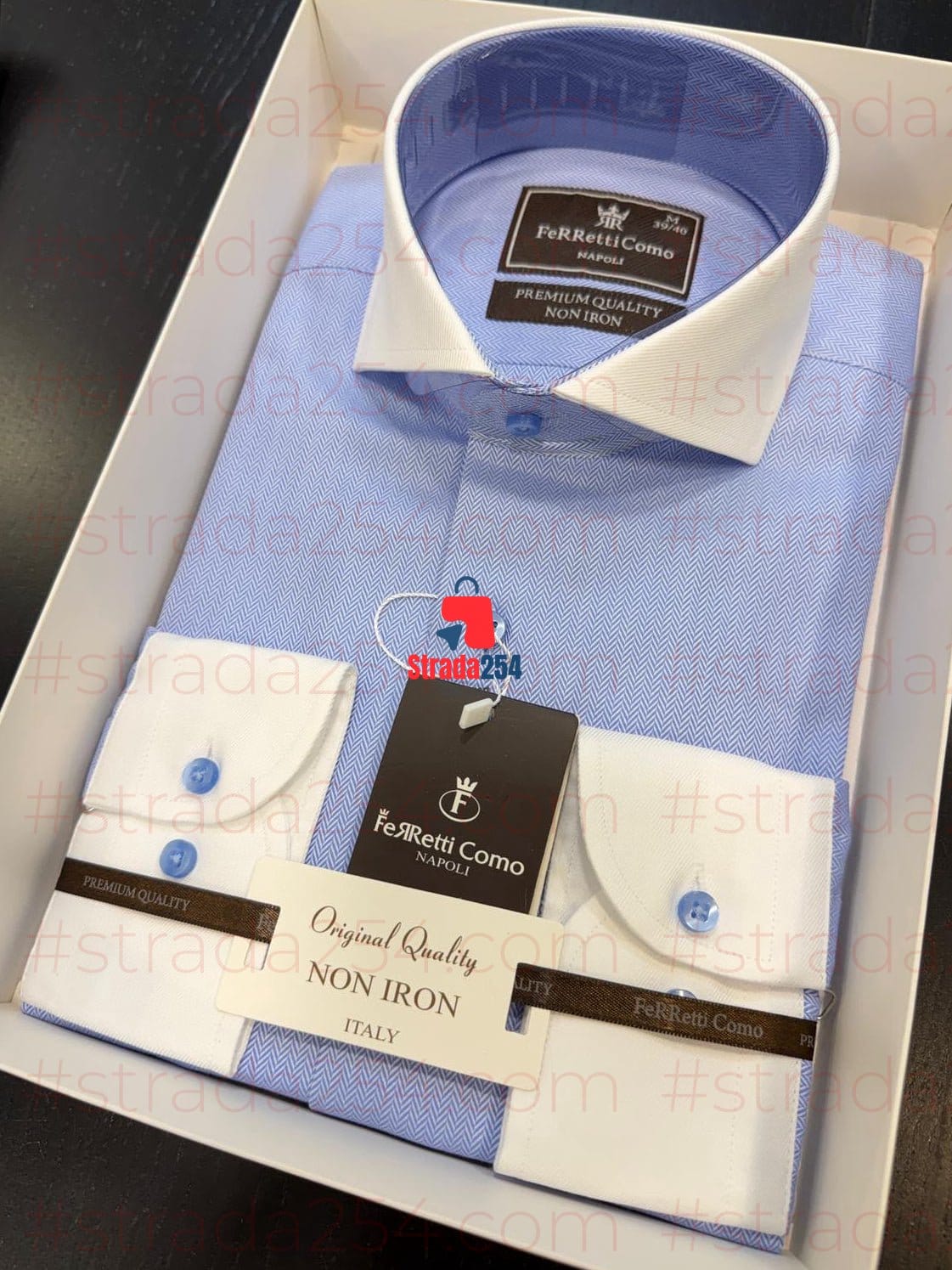 Premium Non-Iron Men's Dress Shirt||TWN