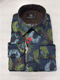 Presidential Premium Patterned Dress Shirt – Luxury Long Sleeve Men's Shirt|TWN