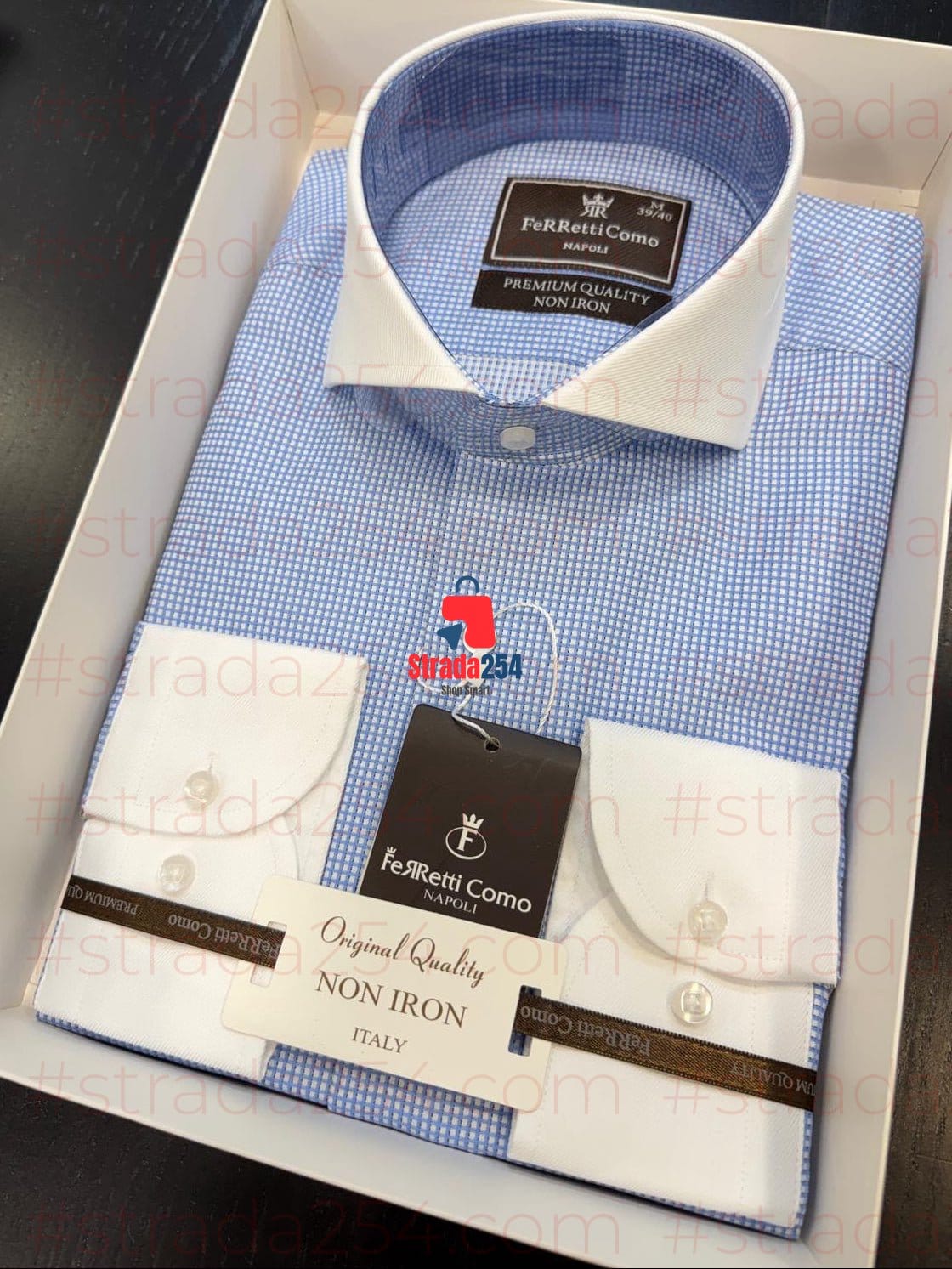 Premium Non-Iron Men's Dress Shirt||TWN