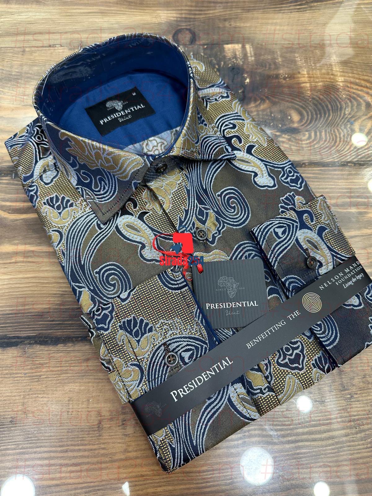STRADA254 Presidential Paisley Luxury Dress Shirts Collection||SLM