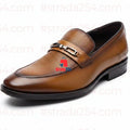Men's Premium Leather Formal Shoes – Classic Derby & Slip-On Dress Shoes