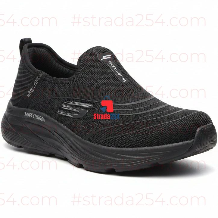 Men’s Max Cushion Slip-On Sneakers – Lightweight Breathable Walking & Running Shoes_lbn