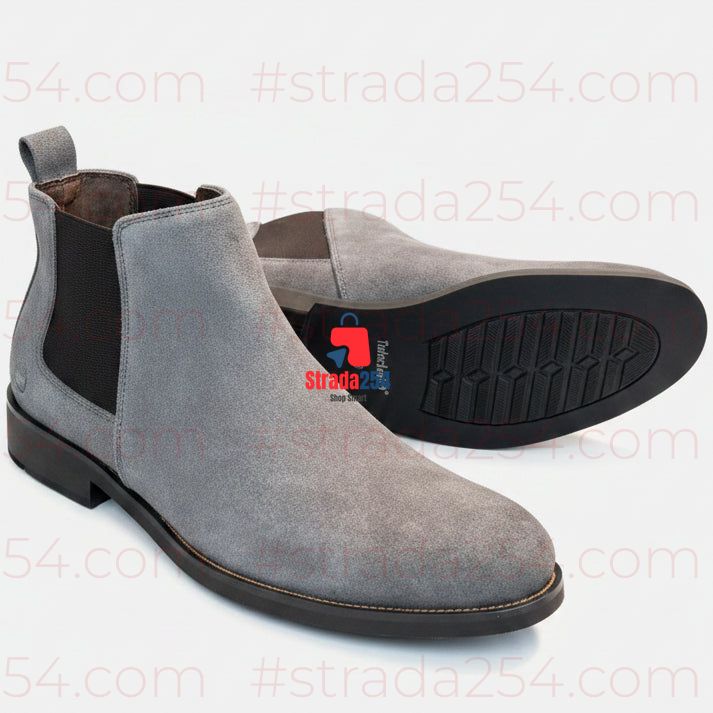 Men's Suede Chelsea Boots | Classic Slip-On Ankle Boots_prnc