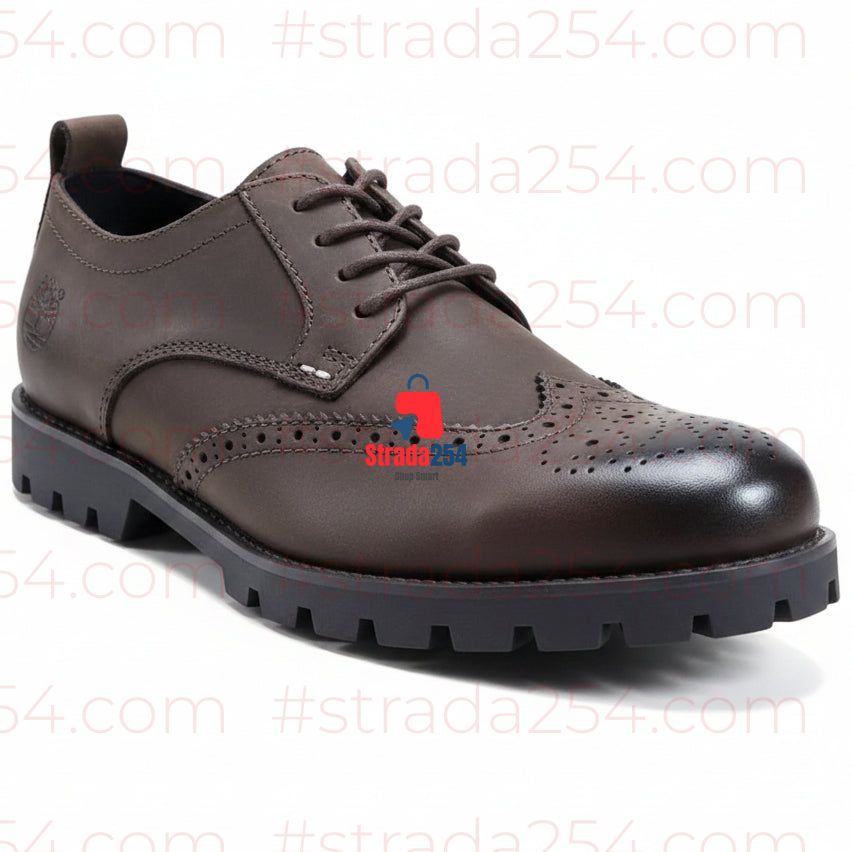 Men’s Rugged Brogue-Style Shoes||1C
