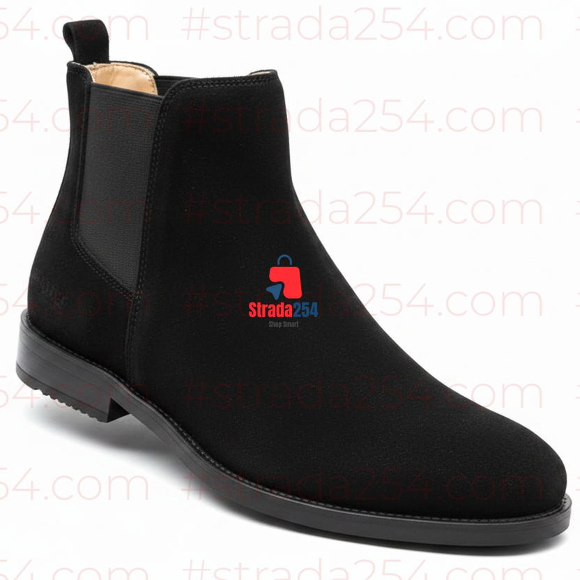 Men's Suede Chelsea Boots | Slip-On Ankle Boots_1c