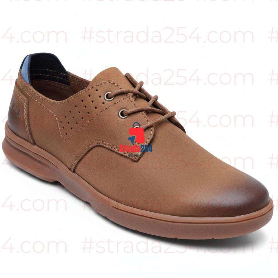 Men’s Casual Leather Lace-Up Shoes||1C