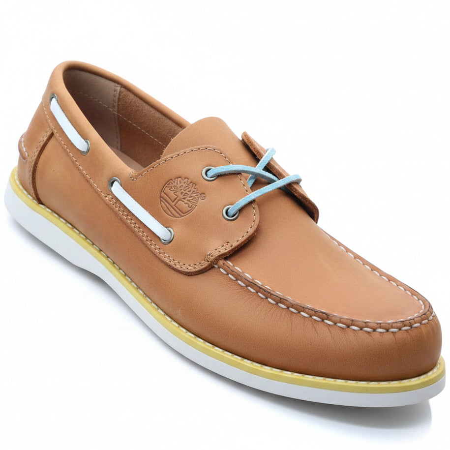 Men’s Casual Boat Shoes – Contrast Sole||1C