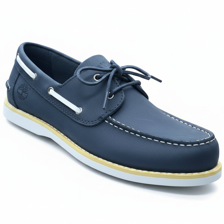 Men’s Casual Boat Shoes – Contrast Sole||1C