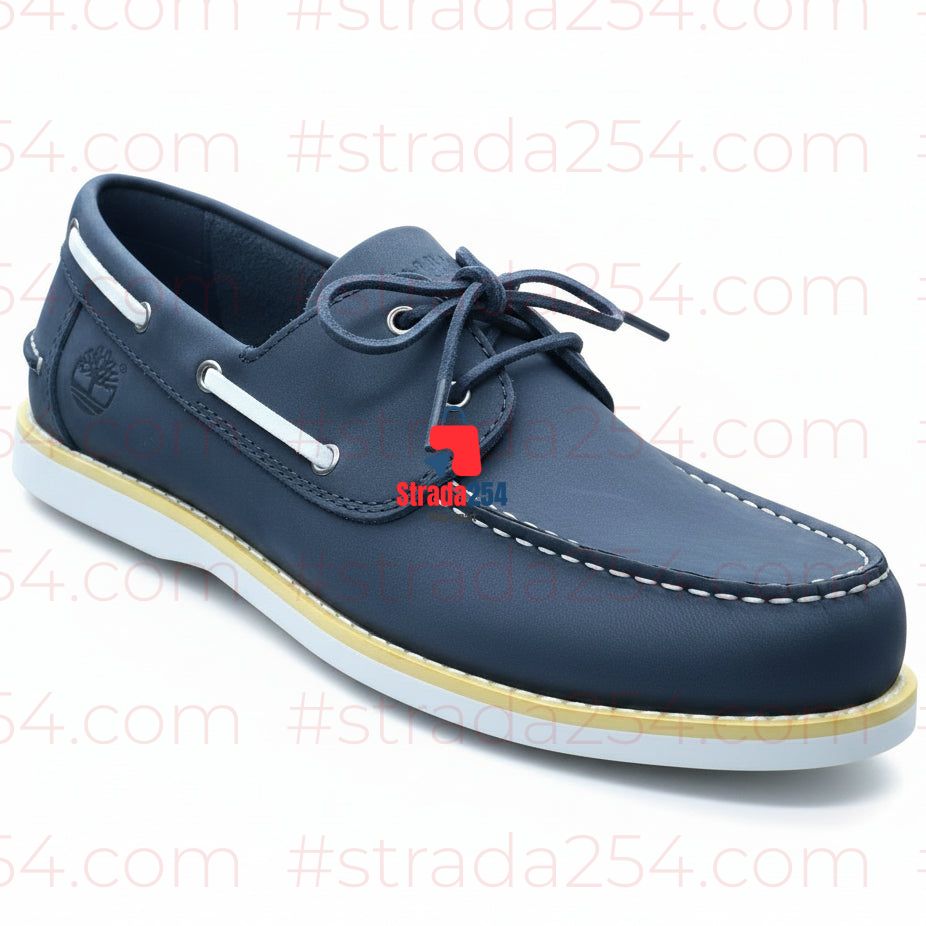 Men’s Casual Boat Shoes – Contrast Sole||1C
