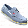 Men’s Casual Boat Shoes – Contrast Sole||1C