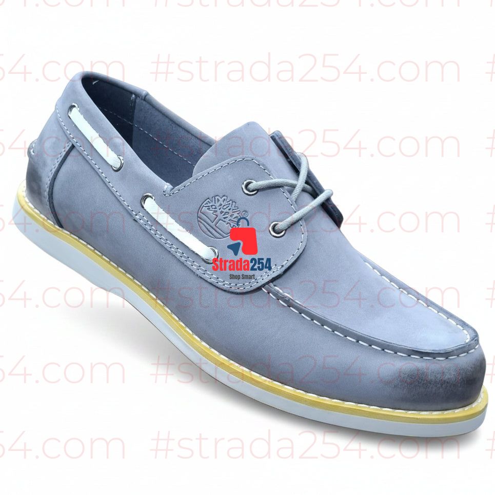 Men’s Casual Boat Shoes – Contrast Sole||1C