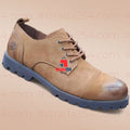 Men’s Casual Ankle Boots – Leather-Look Lace-Up Boots with Lug Sole_1c