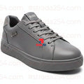 Men’s Premium Leather-Look Lace-Up Sneakers||SMK