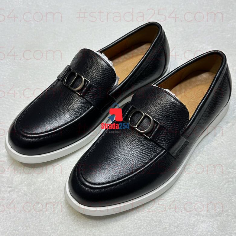 👞 Men's Premium Leather Loafers – Elegant Penny Slip-On Shoes | Smart Casual ✨_bsie