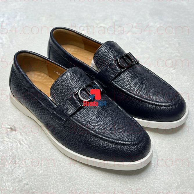 👞 Men's Premium Leather Loafers – Elegant Penny Slip-On Shoes | Smart Casual ✨_bsie