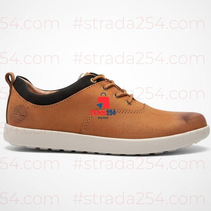 Timberland Men's Leather Sneakers – Black, Tan, Brown