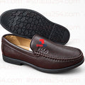 Men’s Brown Leather-Look Loafers – Classic Casual Slip-On Shoes in Kenya.