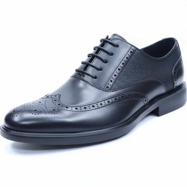 Premium Leather Official Shoes – Rubber sole Comfort & Everyday Style