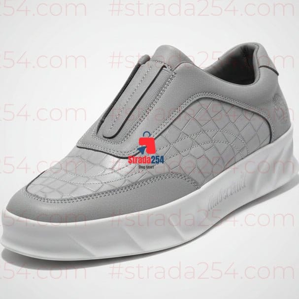 Men’s Premium Croc-Texture Slip-On Sneakers – Luxury Casual Comfort Shoes