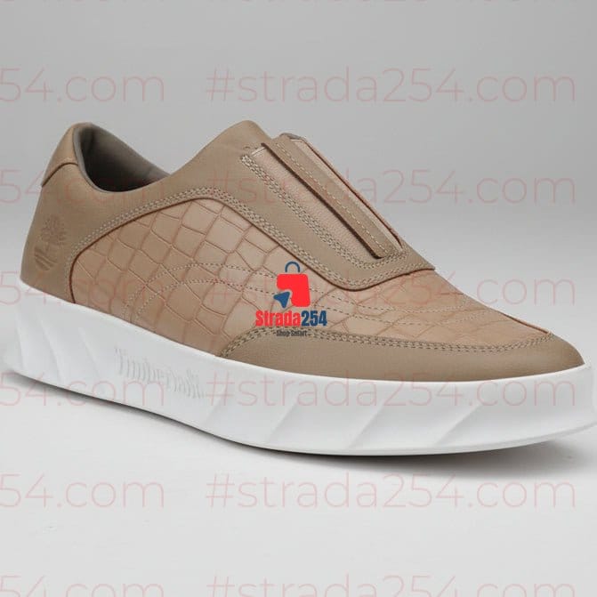 Men’s Premium Croc-Texture Slip-On Sneakers – Luxury Casual Comfort Shoes