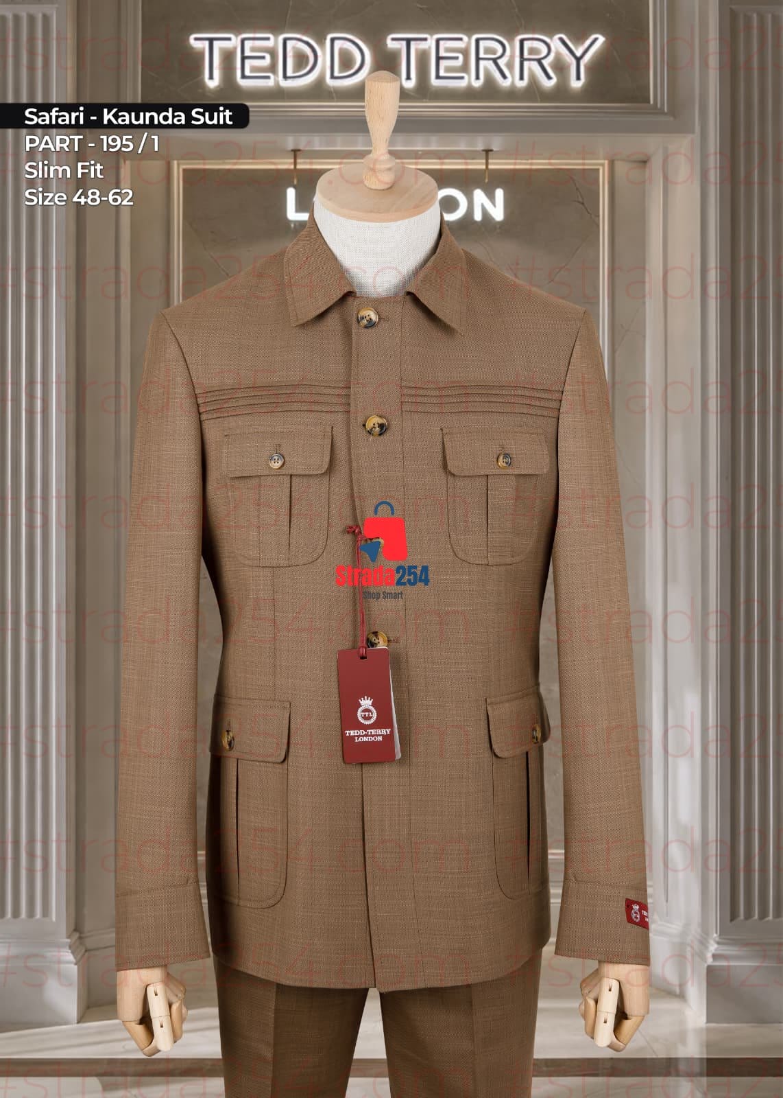 Men’s Premium Kaunda Suit (Safari Suit) – Slim Fit Executive Collection_(ZKR)