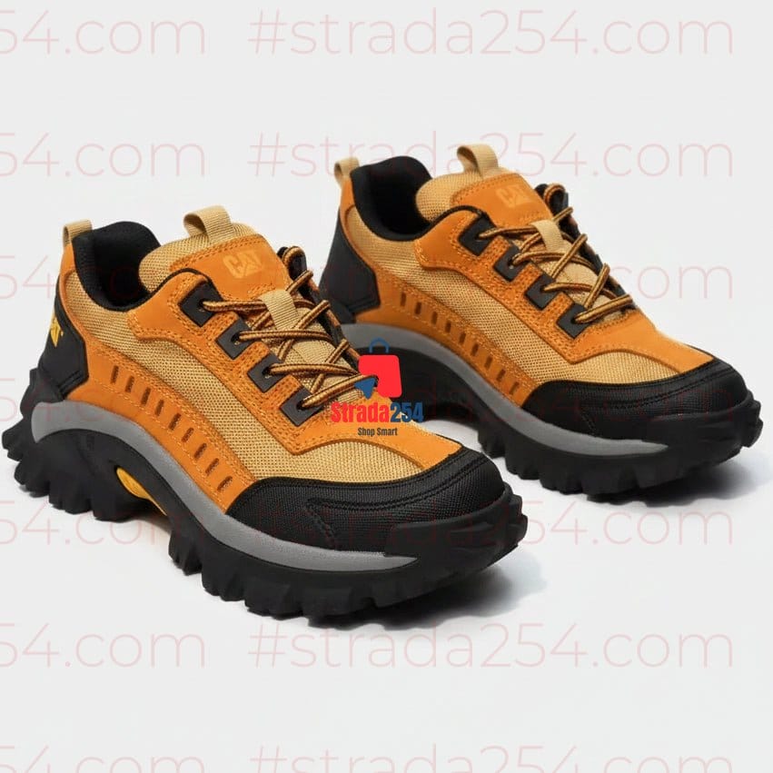 CAT Rugged Outdoor Sneakers / Safety-Inspired Casual Shoes