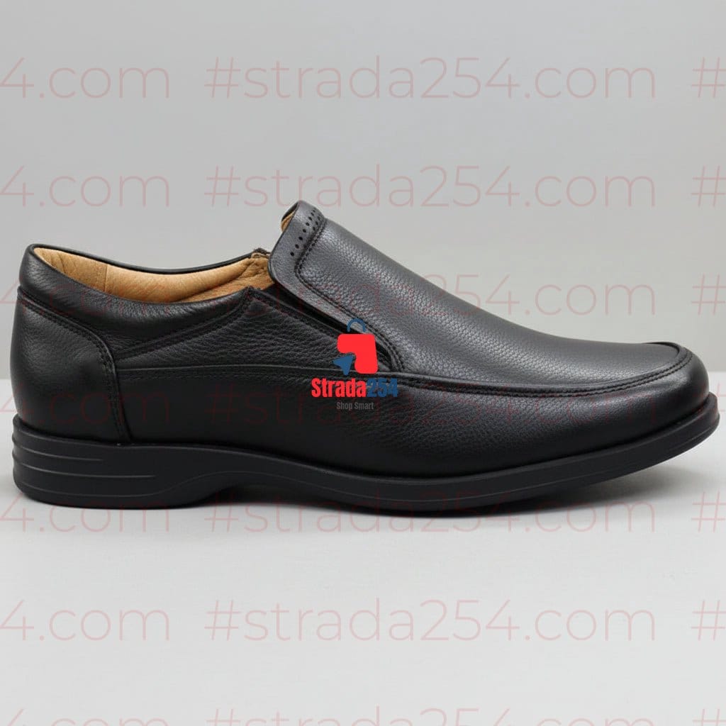 STRADA254 Genuine Leather Slip-On Shoes – Premium Comfort Executive Loafers_ZKRY