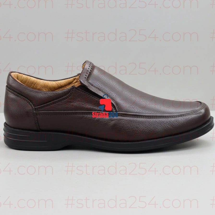 STRADA254 Genuine Leather Slip-On Shoes – Premium Comfort Executive Loafers_ZKRY