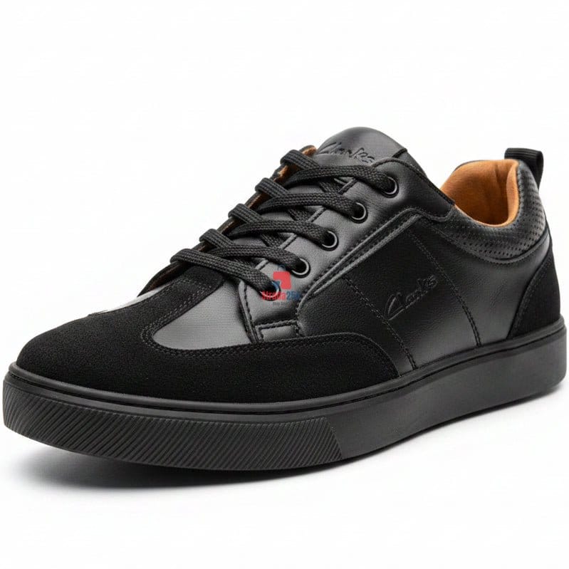 Men's Premium Casual Leather Sneakers | Smart Casual Lace-Up Shoes for Everyday Wear_NSE