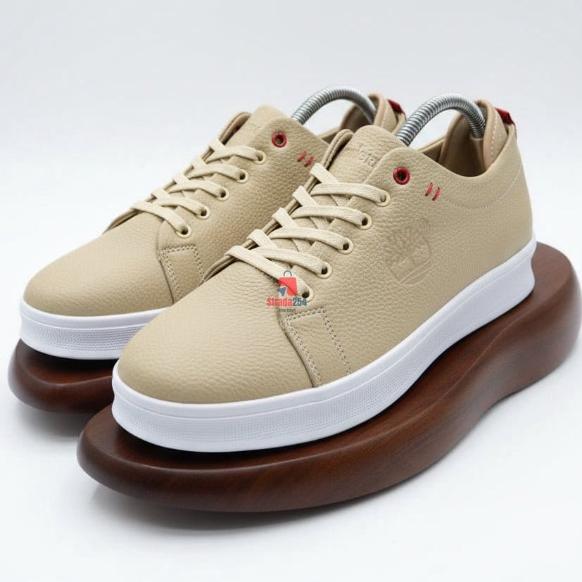 Men's Premium Leather Sneakers – Lightweight Smart Casual Shoes_bky/mt