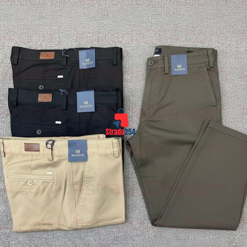 Men's Premium Cotton Khaki Trousers – Smart Casual & Office Wear (1 Piece)_sal