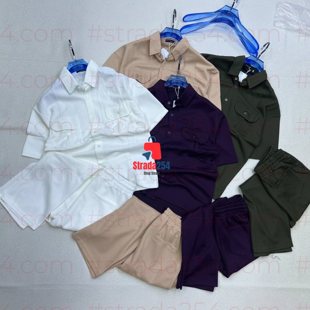 Men's Premium Utility Co-Ord Set – Matching Shirt & Trouser Collection_AT
