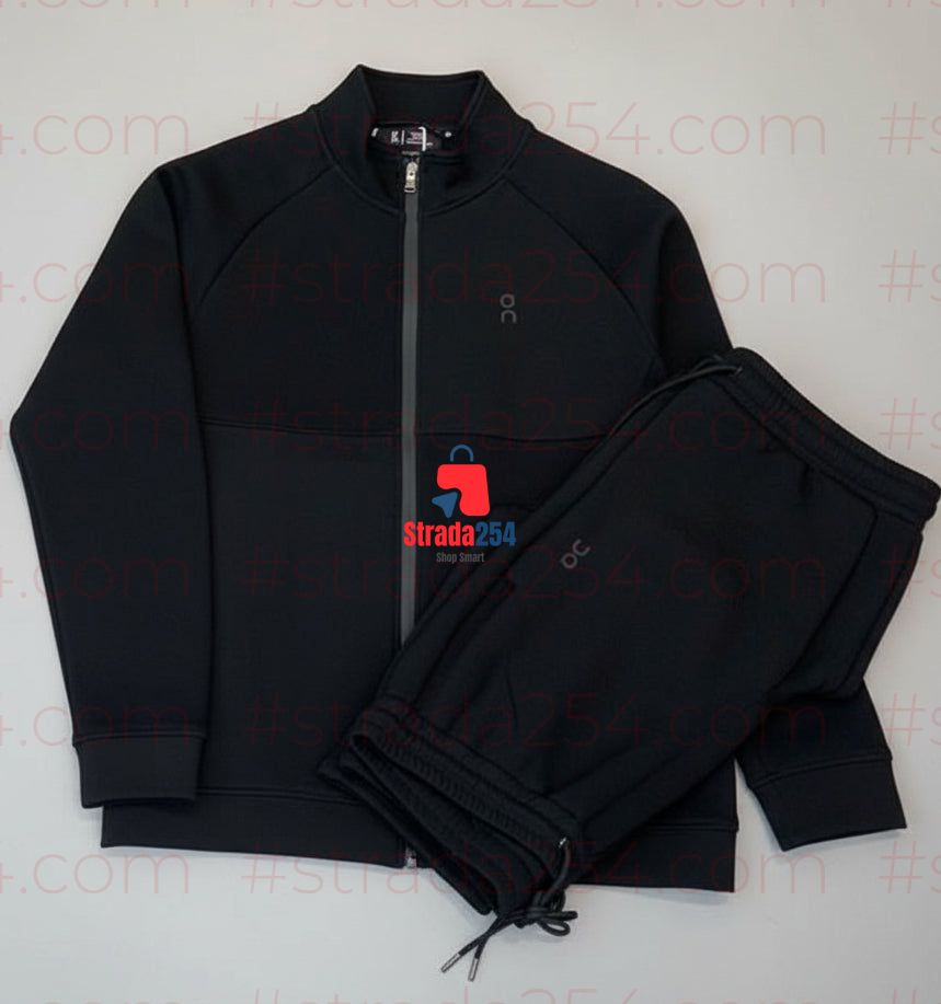 Performance Tracksuit Set – Zip-Up Jacket & Jogger Pants