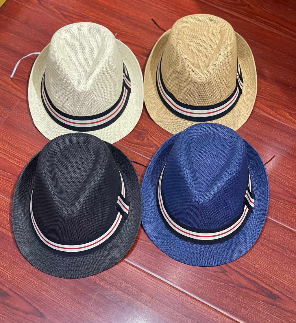 Classic Summer Fedora Hat – Breathable Straw Design