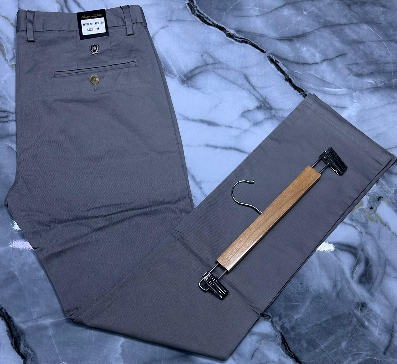 Men’s Classic Khaki Trousers – Smart Casual Fit