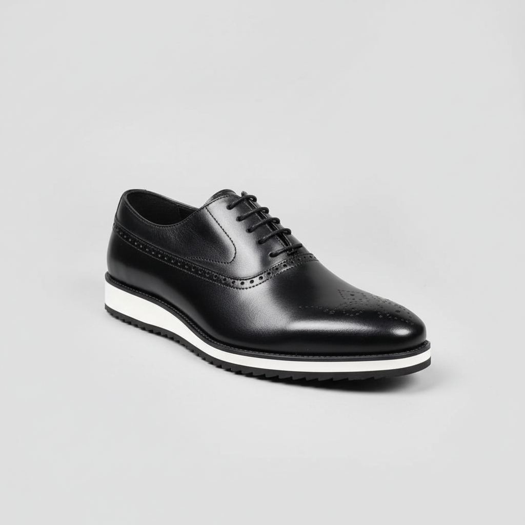 Black John Foster Premium Genuine Leather