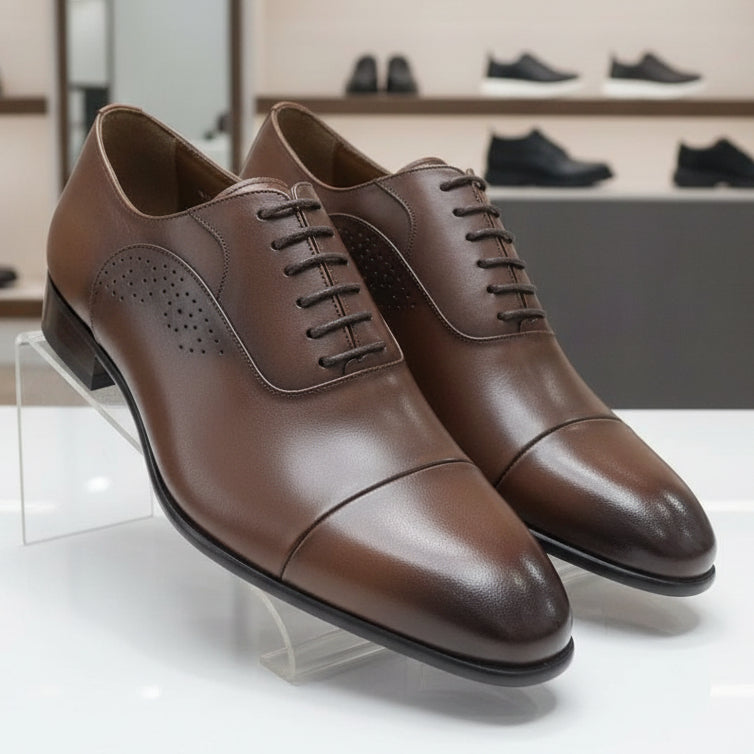Mens Leather Oxford Shoes