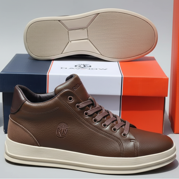 RN Urban Mid-Top Sneakers | Casual Leather Street Boots