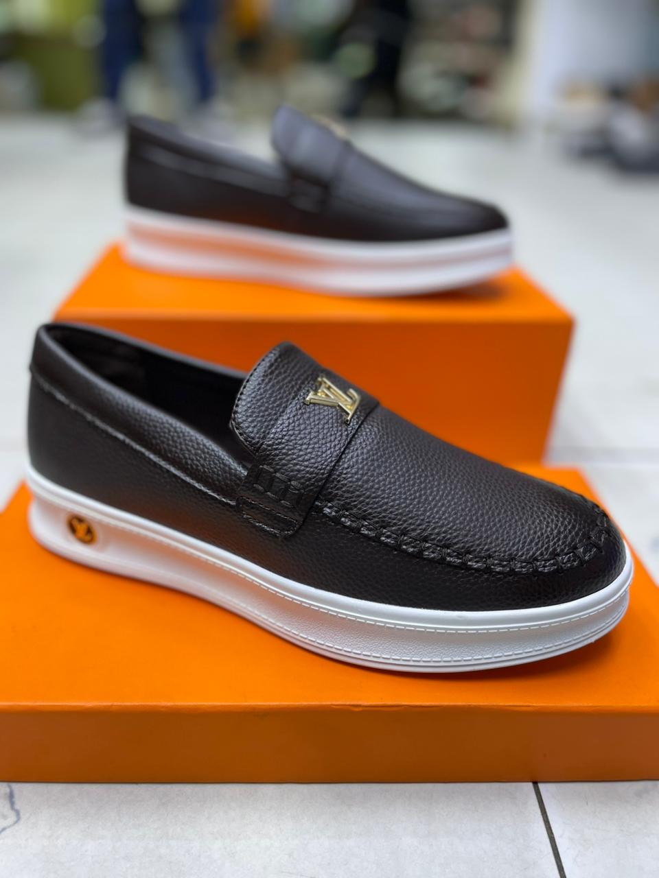 LV Premium Men’s Leather Loafer Collection