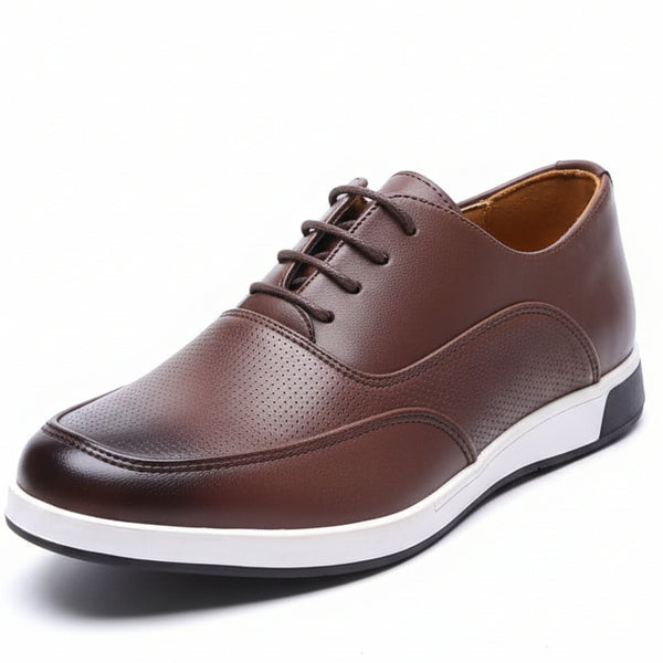 Men’s Classic Leather Dress Shoes – Smart Casual Lace-Up Office Shoes