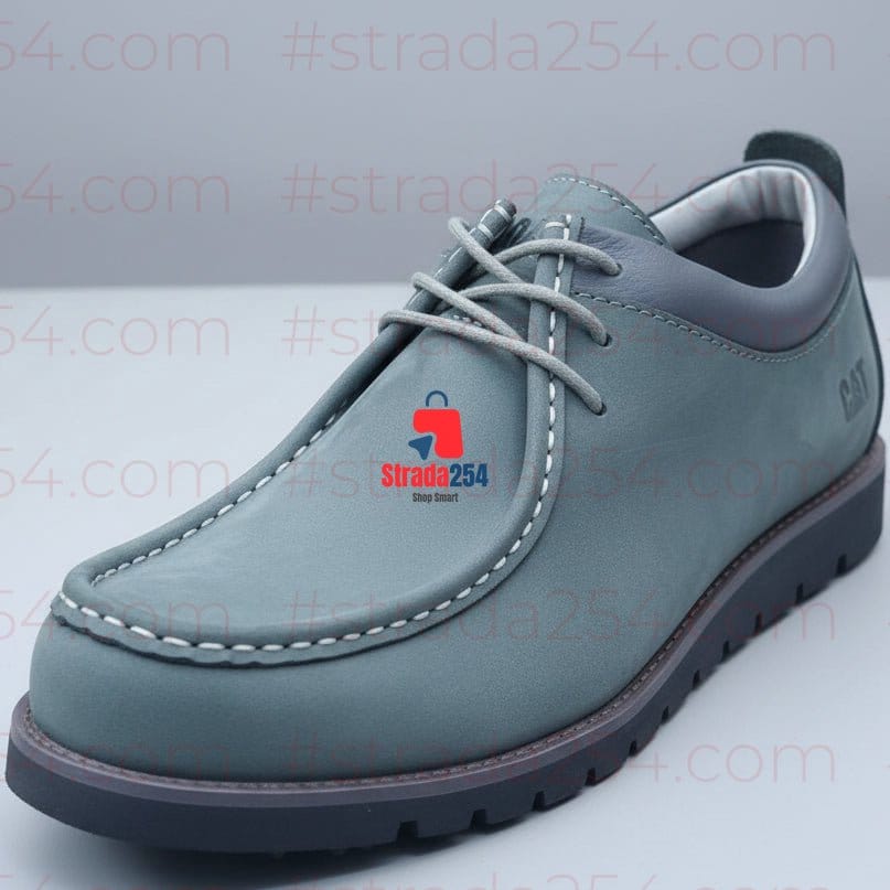 STRADA254 Men’s Rugged Moc-Toe Casual Shoes – Leather Lace-Up Everyday Outdoor Shoes-1C