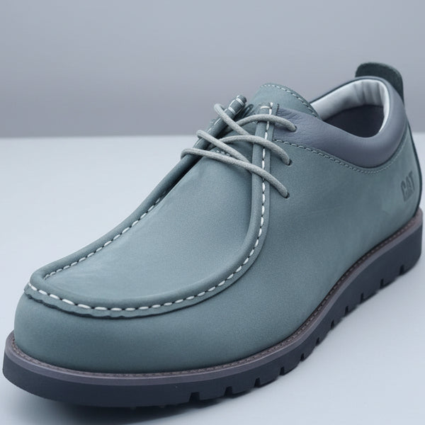 STRADA254 Men’s Rugged Moc-Toe Casual Shoes – Leather Lace-Up Everyday Outdoor Shoes-1C