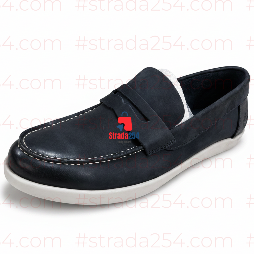Men's Leather Penny Loafers | Slip-On Casual Shoes 1C