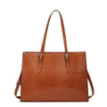 Croc Elegance Premium Laptop Tote