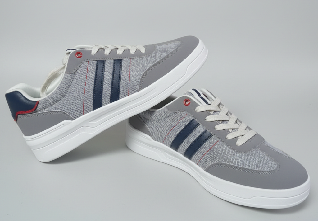 Lag Men’s Casual Sneakers – Breathable Mesh Low-Top Shoes with Cushioned Sole