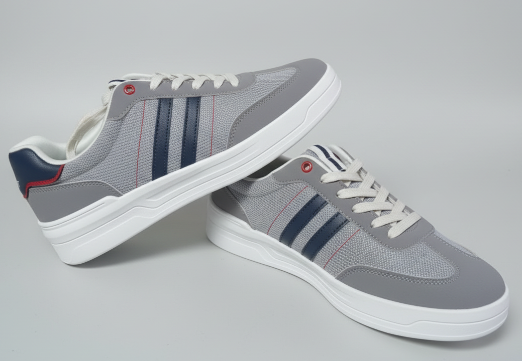 Lag Men’s Casual Sneakers – Breathable Mesh Low-Top Shoes with Cushioned Sole