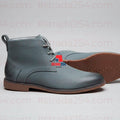 STRADA254 Premium Leather Desert Boots – Minimalist Lace-Up Smart Casual Ankle Boots_1C