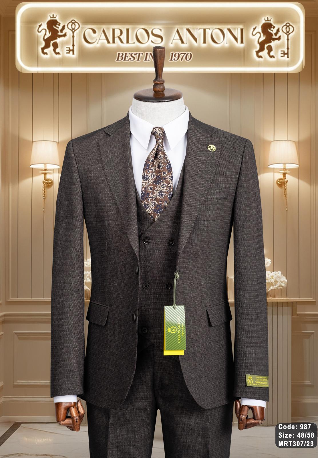 💼 Premium Men’s Three-Piece Suits – Modern Elegance in Every Color