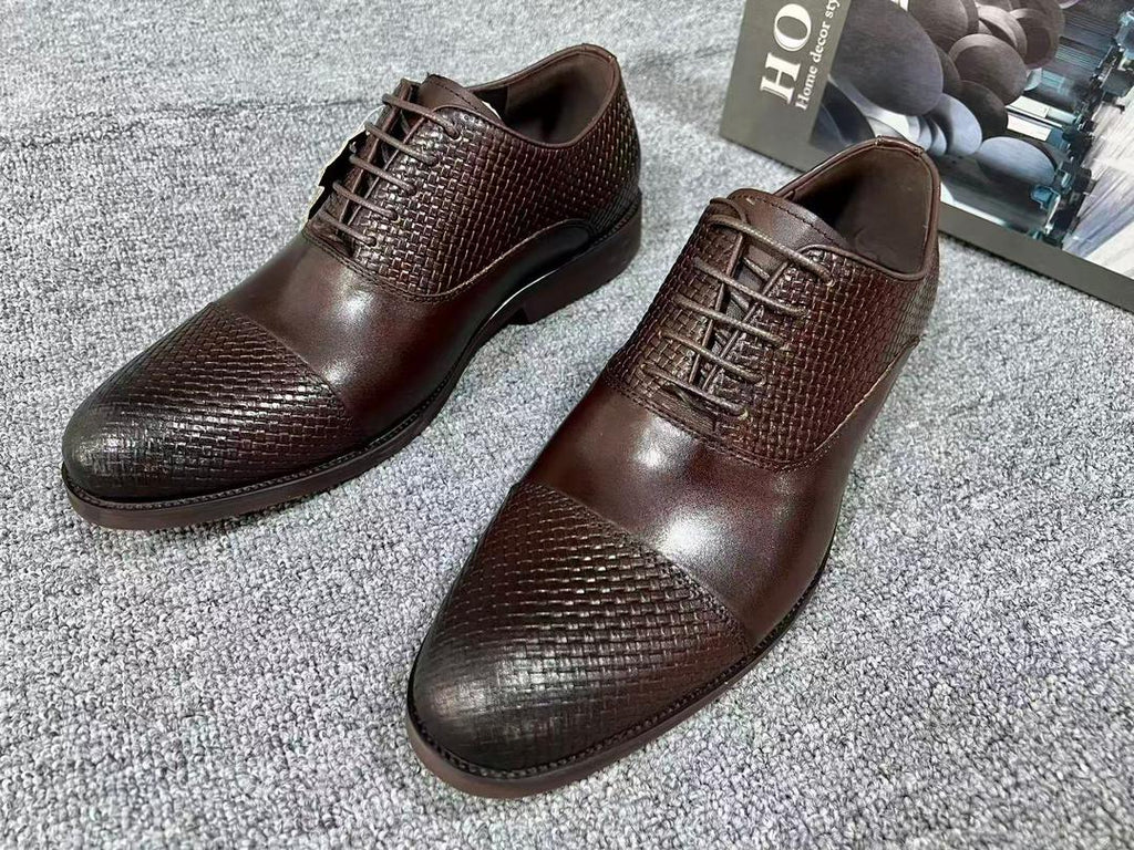 Mens Leather Oxford Shoes